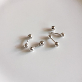 สินค้า 143-littlegirl gifts-Mini ball Piercing silver s925 จิวเงินแท้s925 รูปหมุดกลม(ราคาต่อชิ้น)