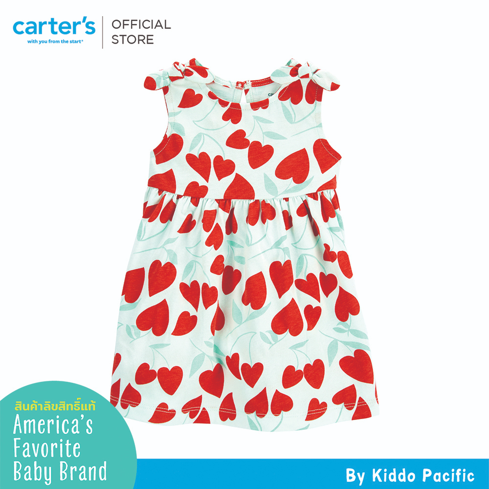 carters-dress-mint-red-heart-print-คาร์เตอร์เดรสเด็กผู้หญิง-แขนกุดผูกไหล่-l10