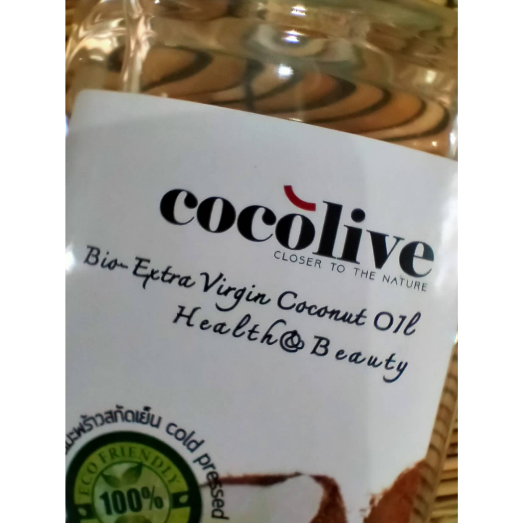 cocolive-น้ำมันมะพร้าวสกัดเย็นเพื่อสุขภาพเเละความงาม-สกัดจากการบ่มหมักดั้งเดิม-ไม่ใช้เครื่อง-เหวี่ยง-1-ลิตร