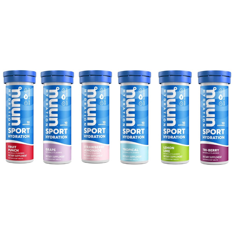 Nuun Sport Electrolyte Drink Tablets เครื่องดื่มเกลือแร่อัดเม็ด