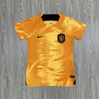 เสื้อบอลผู้หญิง ทีมเนเธอร์แลนด์ 2022/2023เกรดแฟนบอลทรง Lady AAA