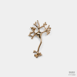 Tree Branch Brooch-เข็มกลัดกิ่งไม้สีทอง