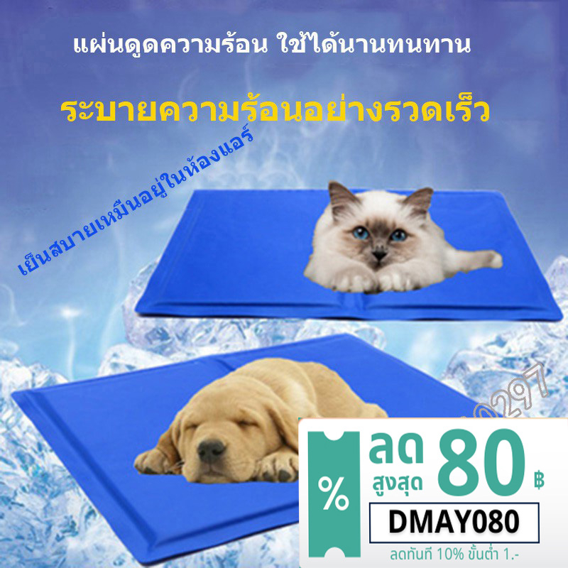 ภาพหน้าปกสินค้าPet Cool mat ที่นอนเจลเย็น สำหรับตว์เลี้ยง ที่นอน เบาะนอนเย็น จากร้าน teerachai0297 บน Shopee