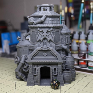 [Plastic] Fates End Dice Tower for Board Game/ Tabletop Games: Brewery Tower  - หอคอยถอยเต๋า