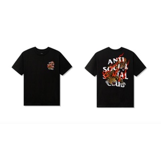 [ ของแท้ ] เสื้อยืด Anti social social club Tiger blood black tee ของใหม่ ของแท้ พร้อมส่ง