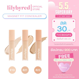 สินค้า [7VCBDGP9 ลด30ขั้นต่ำ 300] LILYBYRED MAGNET FIT LIQUID CONCEALER (SPF30, PA++) 18g ( คอนซีลเลอร์ ครีมรองพื้น )