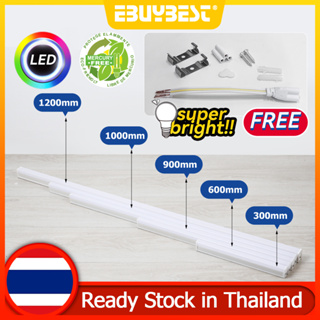 EBUYBEST LED T5 หลอด 5W/10W/16W/18W/20W ชุดรางแอลอีดี ขนาดเล็ก Cold White 6500K AC220V ต้นทุนทดแทนต่ำ LED Light Tube