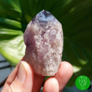 ผลึกอีเลสเทียวอเมทิสต์​ควอตซ์ (Elestial Amethyst Point from Brazil)​