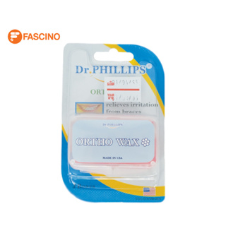 DR.PHILLIPS 	Ortho Wax ขี้ผึ้งสำหรับคนจัดฟัน - 2 ชิ้น/กล่อง