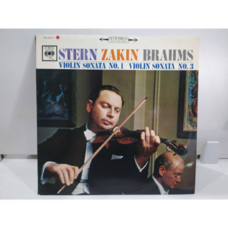 1LP Vinyl Records แผ่นเสียงไวนิล  STERN ZAKIN BRAHMS VIOLIN SONATA NO. 1/VIOLIN SONATA NO.3  (J10A10)