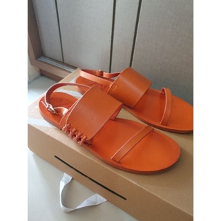 รองเท้ารัดส้น Zara สีส้ม