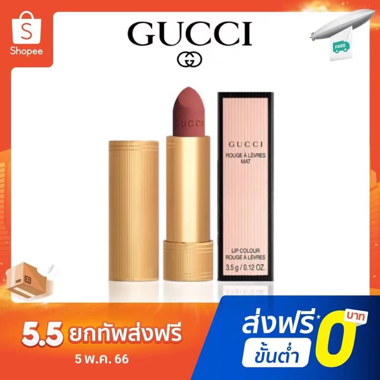 ภาพหน้าปกสินค้าของSEPHORA ลิป Gucci Rouge  Lvres Satin, Sheer, Mat Lip Colour 3.5g ป้ายSEPHORA จากร้าน xin0104 บน Shopee