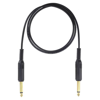 【พร้อมส่ง】สายAux-แจ๊คโมโน6.35 มิลลิเมตรชายกับ 6.35 มิลลิเมตรชาย Amplifier Audio Cable สายไฟเสริมยาว 1 เมตร