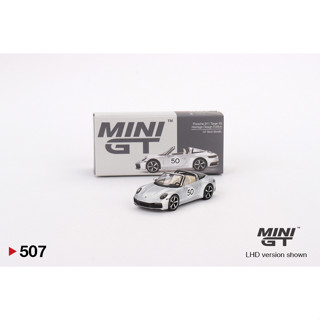 Mini GT No. 507 Porsche 911 Targa 4S Heritage Design Edition GT Silver Metallic