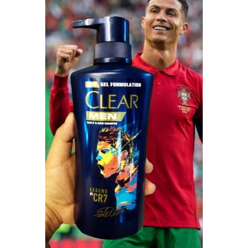 ภาพหน้าปกสินค้าแท้100%จาก Unilever NewLot Clear Men Scalp&Hair Shampoo Legend by Ronaldo CR7 390mlแท้100%