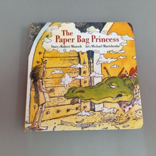 #มือสอง Boardbook : The Paper Bag Princess.