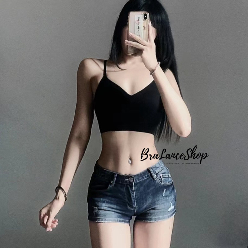 bls-f1011-บราเดี่ยวไร้ขอบหลังเว้า-ใส่กับเสื้อโชว์หลัง-ปรับสายไขว้ได้หลายแบบ-ไอเทมที่ต้องมีติดตู้-ใส่กับเสื้อแบบไหนก็แซ่บ