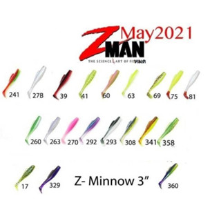 ปลายางซีแมนZman รุ่น Minnowz 3 นิ้ว