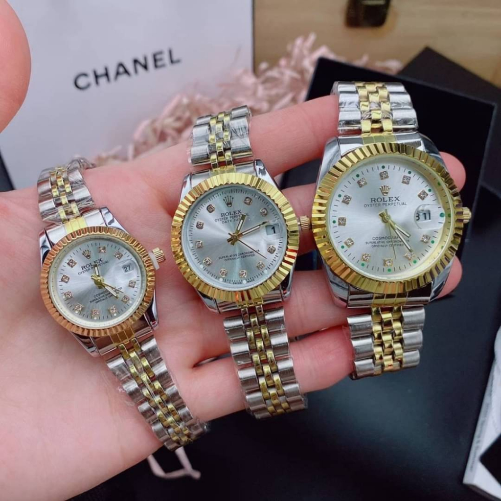 ขายดี-นาฬิกาโรเ-ล็กซ์-r-olex-รุ่นใหม่งานปั้ม-นาฬิกาผู้หญิง-นาฬิกาข้อมือผู้ชาย-นาฬิกาข้อมือ-ครบ3ไซส์-พร้อมส่ง