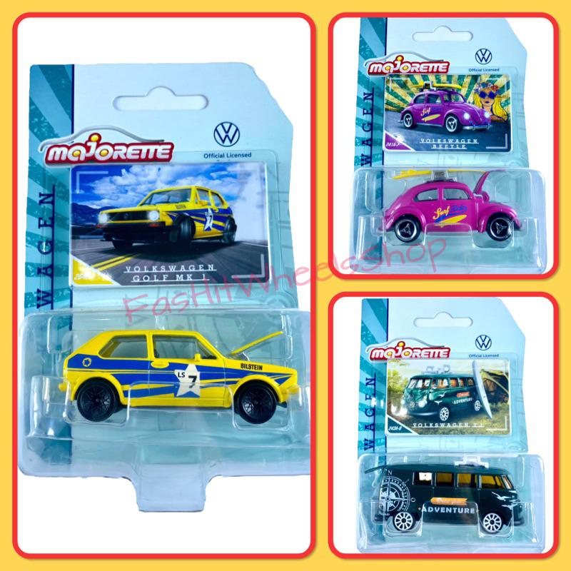 Majorette 212055005 - VW The Originals Deluxe Auto T1, Free Entry
