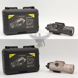 ไฟฉาย ยี่ห้อ Surefire รุ่น XH35   ● คุณสมบัติ : 1. ทำจากวัสดุ อลูมิเนียม6061 2. มาตรฐานกันน้ำระดับ IP7 (กันน้ำ