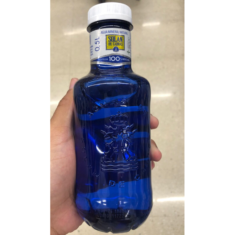 Solan De Cabras Natürliches Mineralwasser 0,5l Blau - View #8