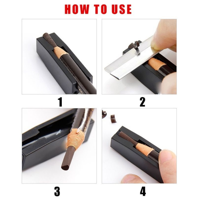 เครื่องเหลาดินสอเขียนคิ้ว-duckbill-eyeliner-ดินสอเขียนคิ้ว-sharpening-auxiliary-tools