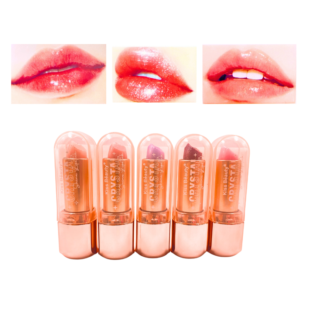 ลิปสติก-kiss-beauty-crystal-shine-lipstick-35971-03-ลิปกลอส-มันวาวอย่างเป็นธรรมชาติ-ริมฝีปากนุ่ม-ชุ่มชื้นและเปล่งปลั่ง