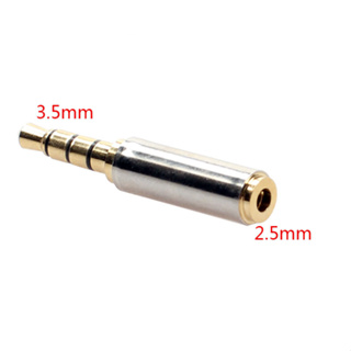 อะแดปเตอร์แปลงหัวต่อสายสัญญาณ Gold Plated 3.5mm(1/8 inch) Male to 2.5mm Stereo Audio Headphone Adapter Converter Jack fo