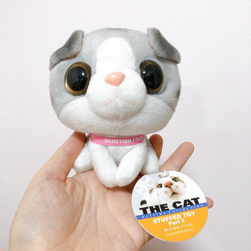 ตุ๊กตาแมวเดอะแคท-the-cat-scottich-fold-หายาก-งานลิขสิทธิ์แท้