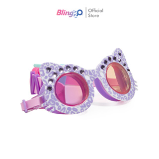 BLING2O แว่นตาว่ายน้ำเด็กสีสดใส ยอดฮิตจากอเมริกา THE CATS MEOW METTENS PURLE ถ่ายรูปสวย ป้องกันฝ้าและ UV สายซิลิโคนนิ่ม