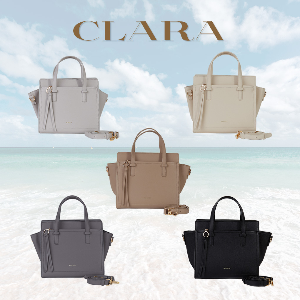 ภาพหน้าปกสินค้าMUNIGA รุ่น''Clara''  กระเป๋าถือและสะพาย