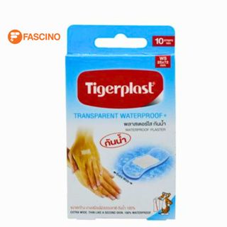 Tigerplast Extra พลาสเตอร์ใสกันน้ำ 25 มม. x 72 มม. WS 10 ชิ้น