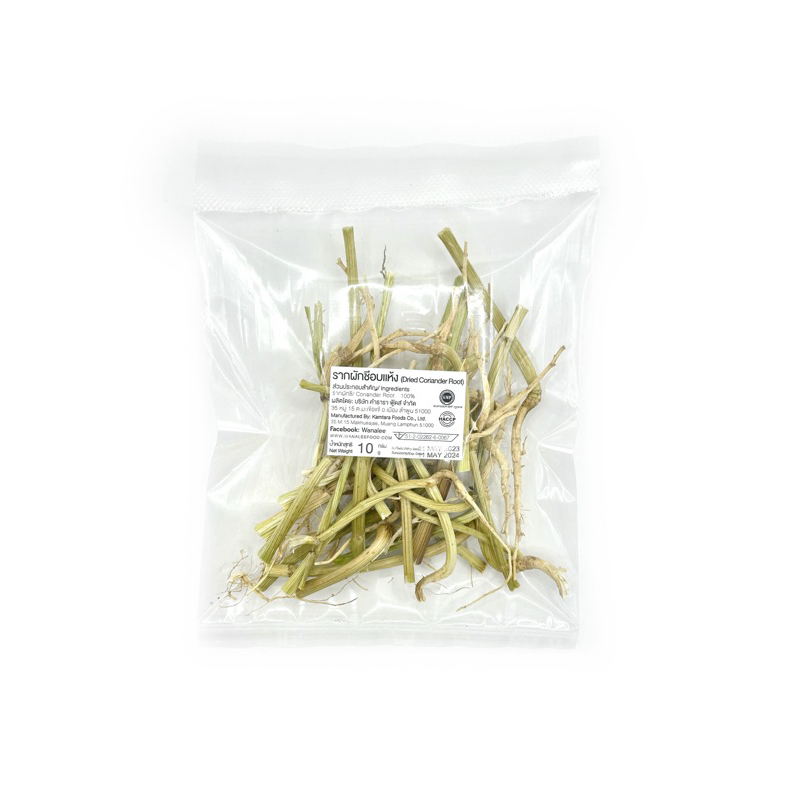 รากผักชีอบแห้ง 30g Dried Coriander Root Shopee Thailand