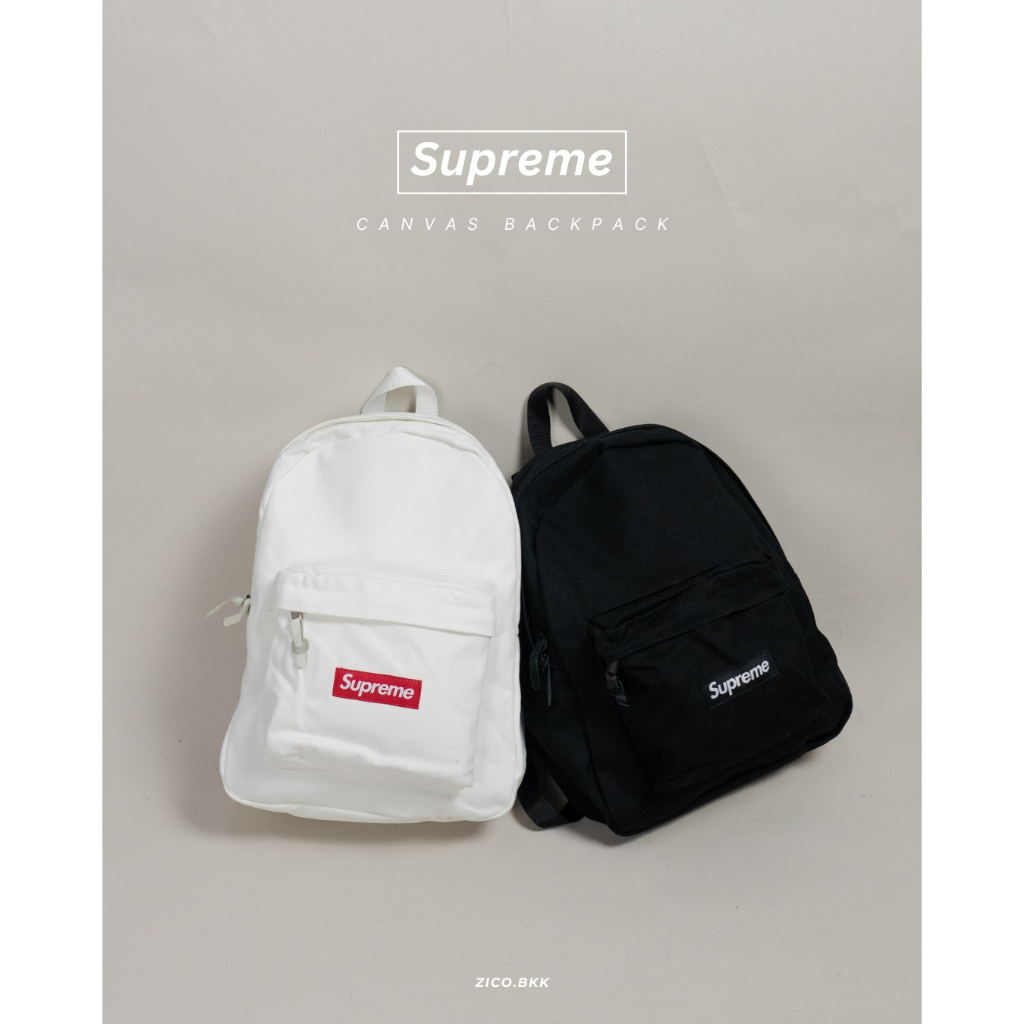 Supreme Canvas BackPack FW20/FW21 Shopee Thailand