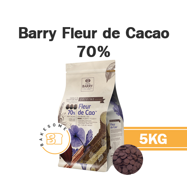 ยกถุง-5kg-barry-fleur-de-cacao-dark-chocolate-70-barry-70-แบร์-ช็อคโกแลต-แบร์รี่-ชอคโกแลต