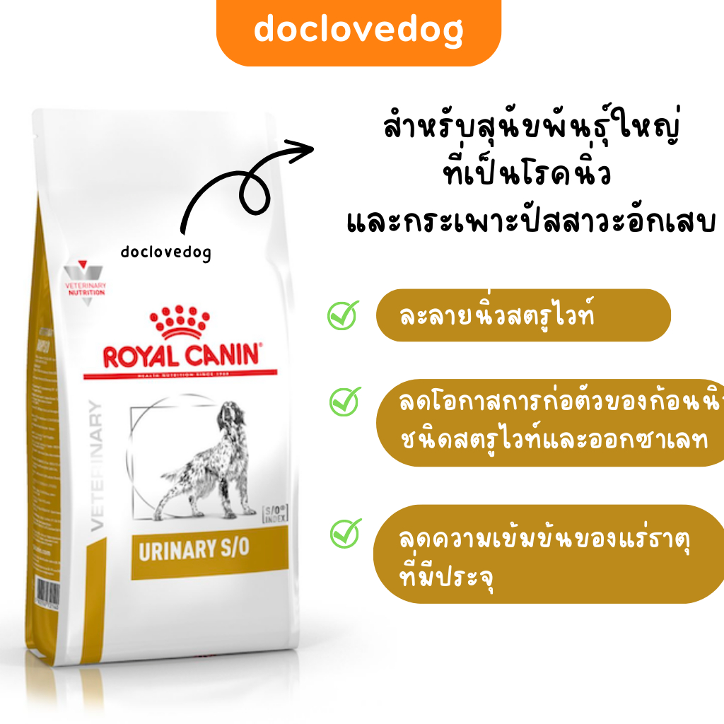 royal-canin-urinary-s-o-อาหารเม็ดสำหรับสุนัขที่เป็นโรคนิ่ว-และกระเพาะปัสสาวะอักเสบ-ช่วยสลายนิ่วสตรูไวท์