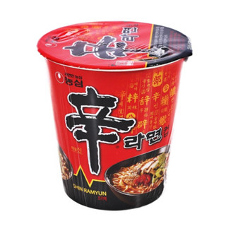 [ของแท้] 신라면컵 Nongshim Shin Ramyun Cup (บะหมี่กึ่งสำเร็จรูปแบบถ้วย) 65g