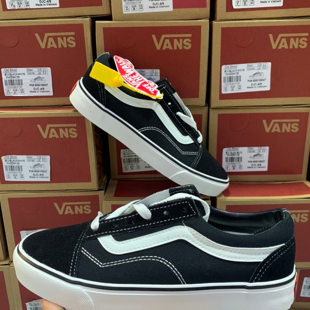 vans-old-skools-รองเท้าผ้าใบผูกเชือกพร้อมกล่อง