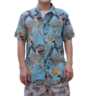 เสื้อฮาวายhawaii เสื้อไปทะเล เชิ้ตผ้าเกาหลี ผ้านิ่ม ชาย-หญิง ลายใหม่