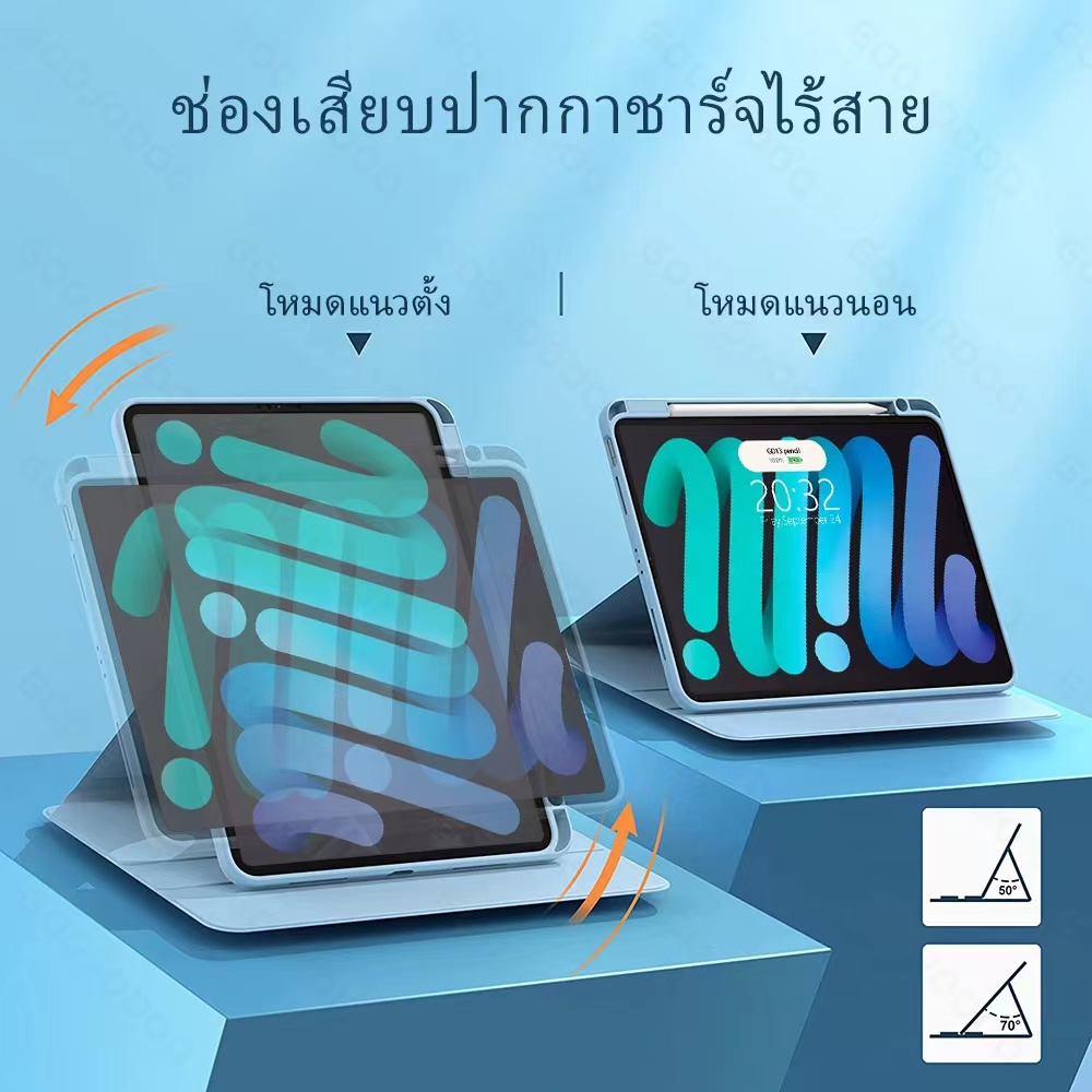 ส่งจากไทย-เคสไอแพด-รูปแบบการ์ตูน-ปรับองศาได้360-gen10-air4-air510-9-pro11-air1-air2-gen5-gen6-9-7-gen7-gen8-gen9-10-2
