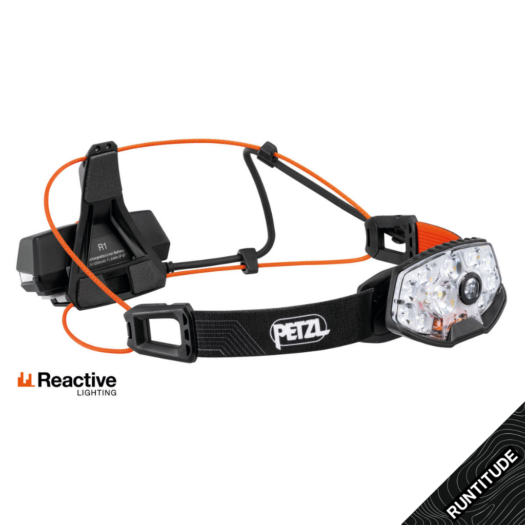 Lampe Frontale Rechargeable PETZL NAO RL - 1500 Lumens, Puissante Pour Randonnée, Running
