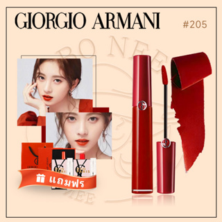 ลิปสติกGIORGIO ARMANI LIP MAESTRO สี#405 #200ลิปมาเอสโตร ซาตินใหม่ล่าสุด แท้100%(แถมกล่องแบรนด์+น้ำหอมขนาดทดลอง 2 ชิ้น)