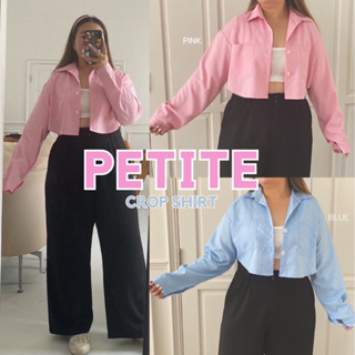 petite crop shirt/เสื้อเชิ้ตแบบสั้น