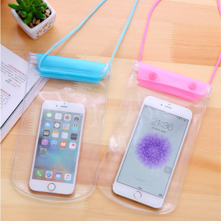 ซองกันน้ำโทรศัพท์มือถือ ซองกันน้ำ ซองกันน้ำมือถือ กระเป๋ากันน้ำ ถุงกันน้ำ Random Color phone bag waterproof