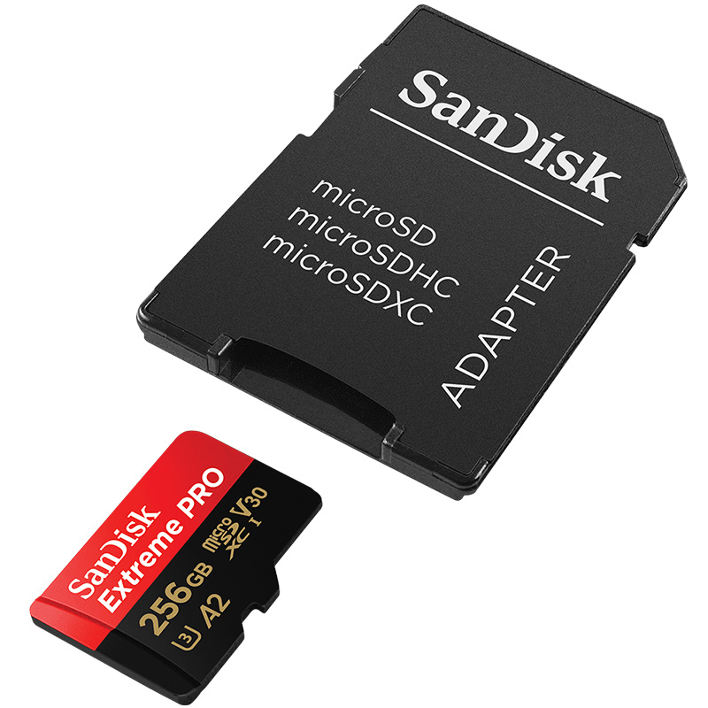 ภาพสินค้าSanDisk Extreme Pro microSDXC 512GB/256GB/128GB/64GB/32GB A2 (SDSQXCD-512G) ความเร็วสูงสุด อ่าน 200MB/s เขียน 140MB/s จากร้าน moka_1 บน Shopee ภาพที่ 2