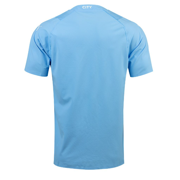 เสื้อเเมนเชสเตอร์ซิตี้-เกรดนักเตะของแท้-puma-manchester-city-2023-2024-home-player-jersey-team-light-blue