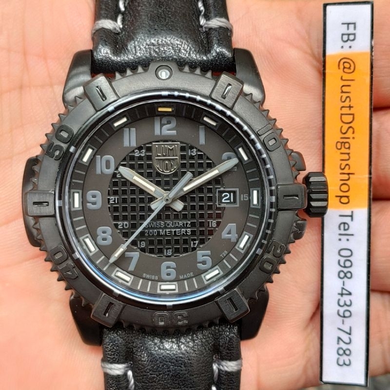 6251 Bo Luminox Mariner 6250 Men's Luminox Blackout Modern Mariner 6250  Diver's Watch