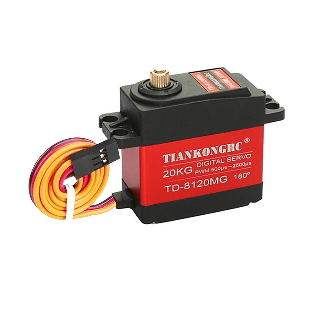 Servo Waterproof 20KG 180/360 Degree Servo Aluminium Metal Gears 25T RC