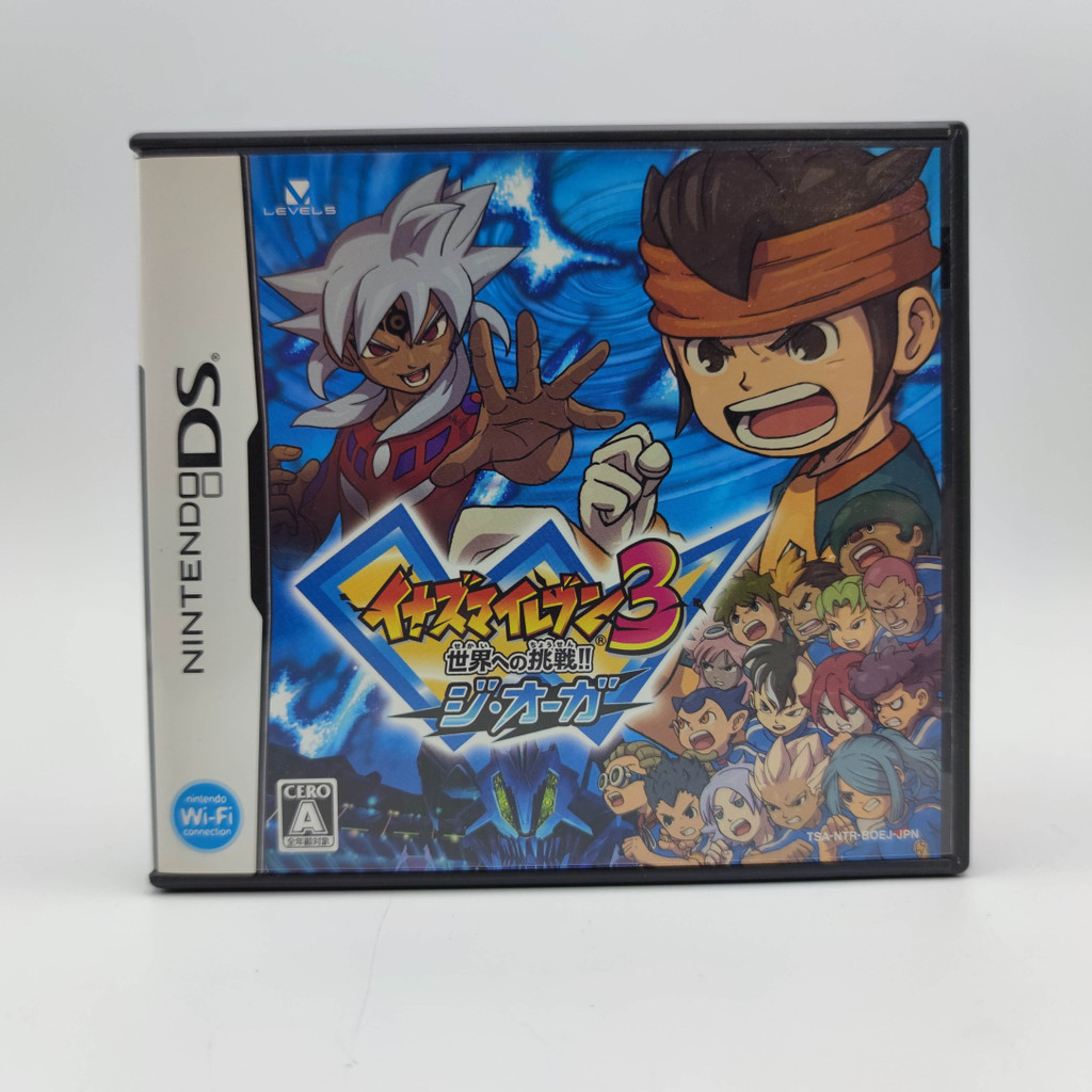 Inazuma Eleven 3 Sekai e no Chousen! The Ogre Nintendo DS NDS ตลับสภาพดี Shopee Thailand
